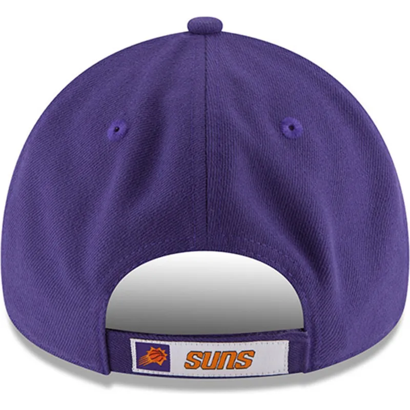 mutzen-gebogen-violett-verstellbares-band-9forty-the-league-der-phoenix-suns-nba-von-new-era