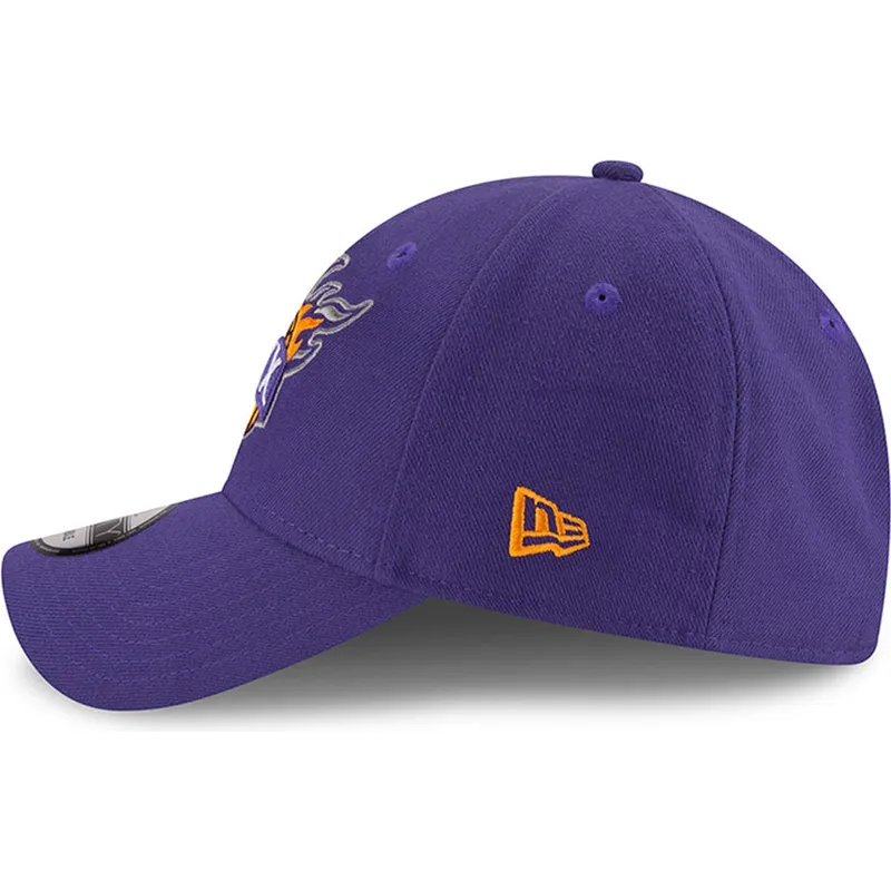 mutzen-gebogen-violett-verstellbares-band-9forty-the-league-der-phoenix-suns-nba-von-new-era