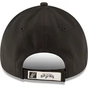 new-era-curved-brim-9forty-the-league-san-antonio-spurs-nba-black-adjustable-cap