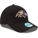 new-era-curved-brim-9forty-the-league-baltimore-ravens-nfl-black-adjustable-cap