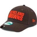 new-era-curved-brim-9forty-the-league-cleveland-browns-nfl-brown-adjustable-cap