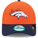 new-era-curved-brim-9forty-the-league-denver-broncos-nfl-orange-and-navy-blue-adjustable-cap