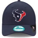 new-era-curved-brim-9forty-the-league-houston-texans-nfl-navy-blue-adjustable-cap