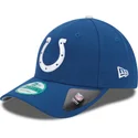9forty-the-league-indianapolis-colts-nfl-verstellbare-blaue-kappe-mit-gebogenem-schirm-von-new-era