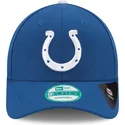 9forty-the-league-indianapolis-colts-nfl-verstellbare-blaue-kappe-mit-gebogenem-schirm-von-new-era