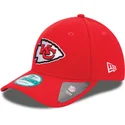 new-era-curved-brim-9forty-the-league-kansas-city-chiefs-nfl-red-adjustable-cap