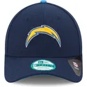 marineblaue-verstellbare-9forty-the-league-kappe-der-los-angeles-chargers-nfl-von-new-era