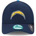 new-era-curved-brim-9forty-the-league-los-angeles-chargers-nfl-adjustable-cap-marineblau