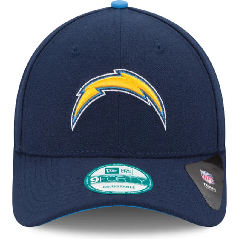 mutzen-gebogen-marineblau-verstellbares-band-9forty-the-league-der-los-angeles-chargers-nfl-von-new-era