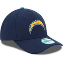 marineblaue-verstellbare-9forty-the-league-kappe-der-los-angeles-chargers-nfl-von-new-era
