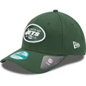 mutzen-gebogen-grun-verstellbares-band-9forty-the-league-der-new-york-jets-nfl-von-new-era