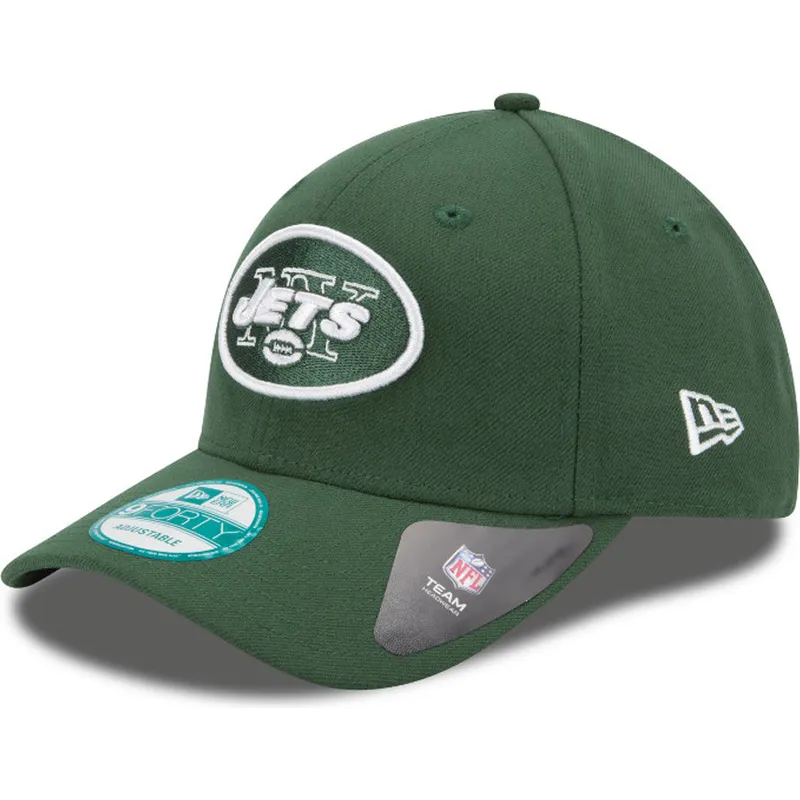 mutzen-gebogen-grun-verstellbares-band-9forty-the-league-der-new-york-jets-nfl-von-new-era