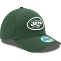 mutzen-gebogen-grun-verstellbares-band-9forty-the-league-der-new-york-jets-nfl-von-new-era