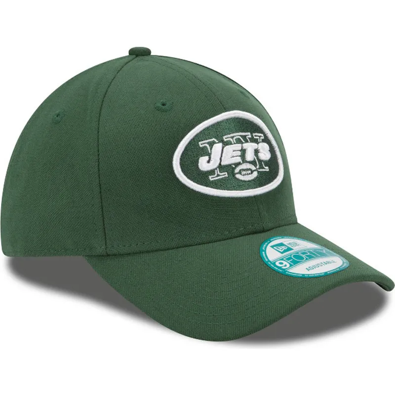 mutzen-gebogen-grun-verstellbares-band-9forty-the-league-der-new-york-jets-nfl-von-new-era