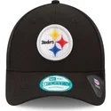 new-era-curved-brim-9forty-the-league-pittsburgh-steelers-nfl-black-adjustable-cap