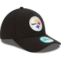 new-era-curved-brim-9forty-the-league-pittsburgh-steelers-nfl-black-adjustable-cap