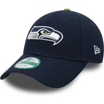 new-era-curved-brim-9forty-the-league-seattle-seahawks-nfl-navy-blue-adjustable-cap