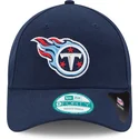 new-era-curved-brim-9forty-the-league-tennessee-titans-nfl-navy-blue-adjustable-cap