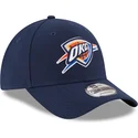 new-era-curved-brim-9forty-the-league-oklahoma-city-thunder-nba-navy-blue-adjustable-cap