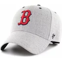 casquette-courbee-grise-ajustable-boston-red-sox-mlb-mvp-storm-cloud-47-brand