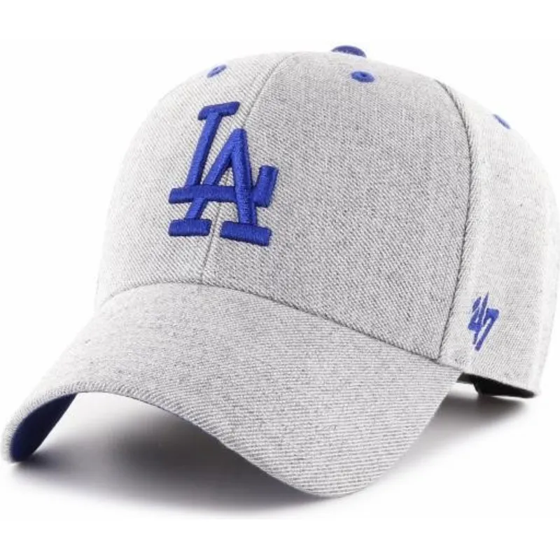 mutzen-gebogen-grau-verstellbares-band-der-los-angeles-dodgers-mlb-von-47-brand mutzen-gebogen-grau-verstellbares-band-der-los-angeles-dodgers-mlb-von-47-brand