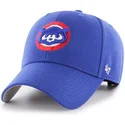 blaue-verstellbare-kappe-mit-gebogenem-schirm-und-klassischem-chicago-cubs-logo-mlb-mvp-cooperstown-von-47-brand