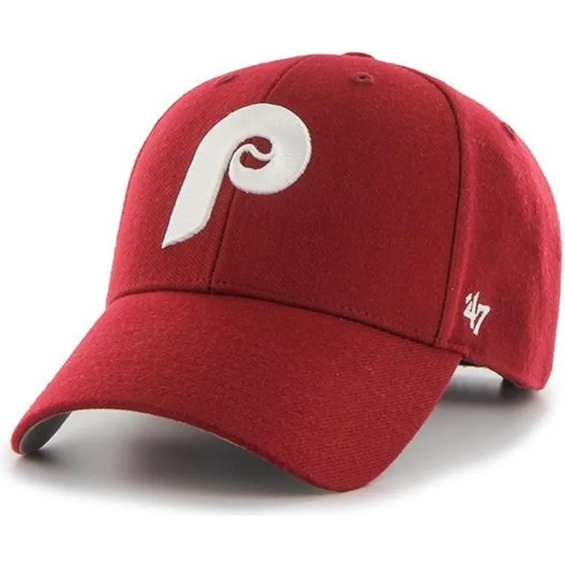 mutzen-gebogen-rot-verstellbares-band-clasico-der-philadelphia-phillies-mlb-von-47-brand