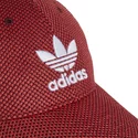 adidas-weisses-logo-curved-brim-trefoil-primeknit-adjustable-cap-rot-und-schwarz