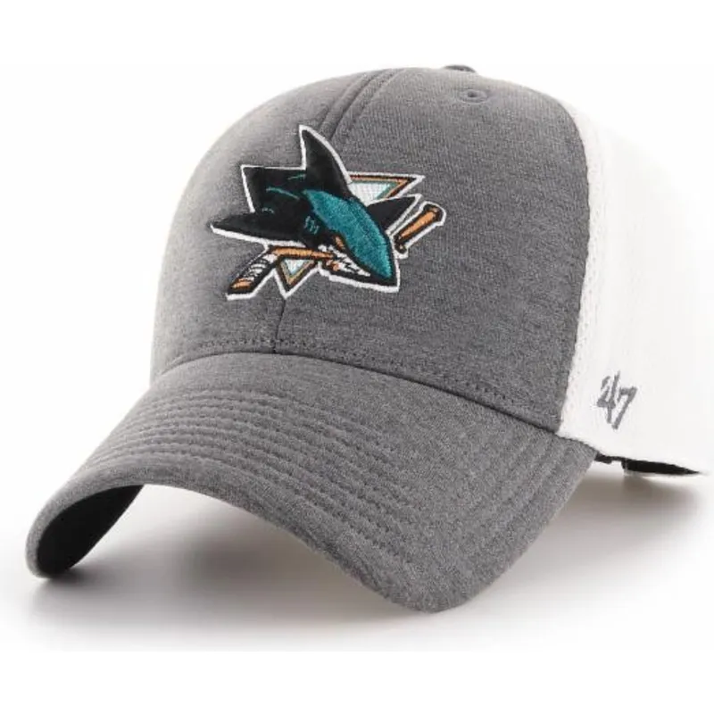 mutzen-gebogen-grau-verstellbares-band-der-san-jose-sharks-nhl-von-47-brand