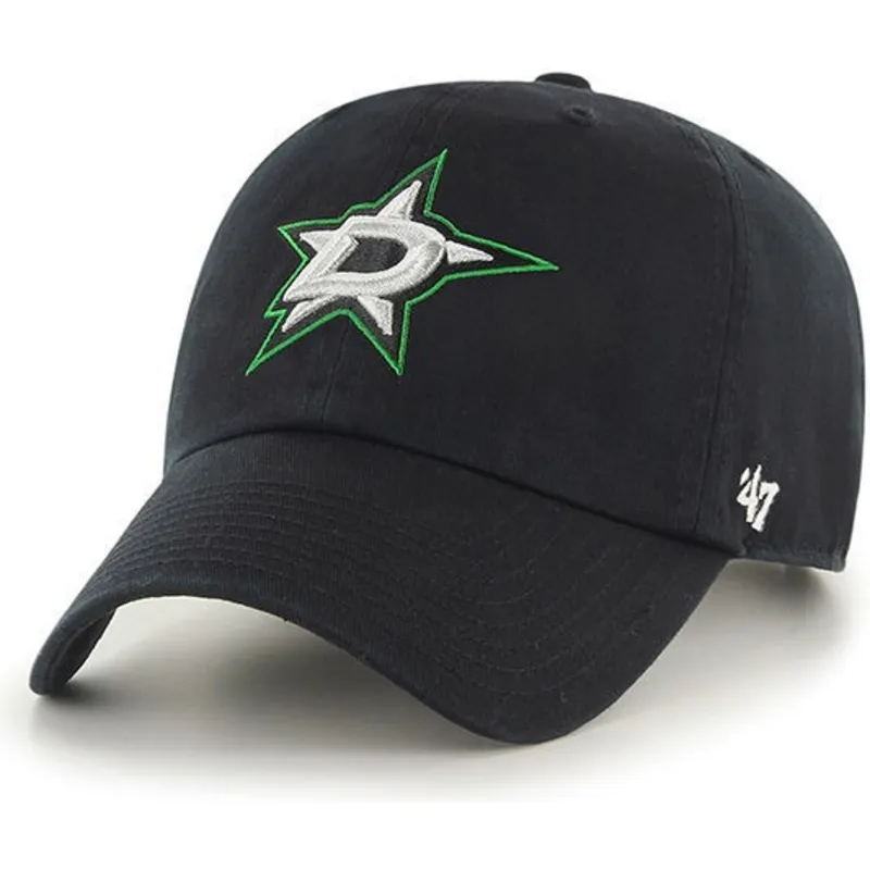 mutzen-gebogen-schwarz-verstellbares-band-der-dallas-stars-nhl-von-47-brand mutzen-gebogen-schwarz-verstellbares-band-der-dallas-stars-nhl-von-47-brand