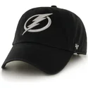 47-brand-columbus-blue-jackets-nhl-clean-up-schwarze-gebogene-kappe