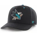 mutzen-gebogen-schwarz-verstellbares-band-der-san-jose-sharks-nhl-von-47-brand
