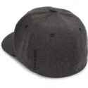 volcom-curved-brim-charcoal-heather-full-stone-hthr-xfit-fitted-cap-schwarz