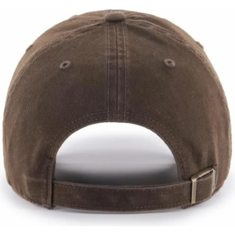 47-brand-curved-brim-darknew-york-yankees-mlb-clean-up-brown-cap