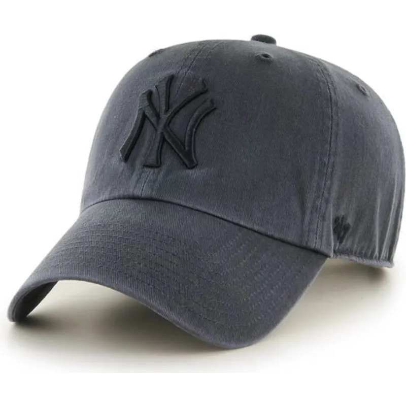 mutzen-gebogen-schwarz-verstellbares-band-der-new-york-yankees-mlb-von-47-brand mutzen-gebogen-schwarz-verstellbares-band-der-new-york-yankees-mlb-von-47-brand