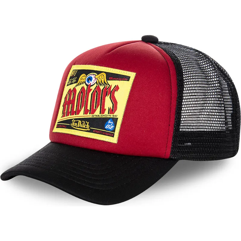 mutzen-gebogen-rot-snapback-von-von-dutch