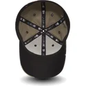 los-angeles-dodgers-mlb-new-era-39thirty-essential-schwarze-logo-camouflage-kappe-mit-gebogenem-schirm
