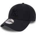 new-era-curved-brim-marineblaues-logo-39thirty-club-coop-new-york-yankees-mlb-fitted-cap-marineblau