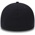 new-era-39thirty-club-coop-new-york-yankees-mlb-navy-blaues-logo-angepasste-marineblaue-gebogene-kappe