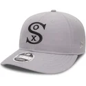 mutzen-gebogen-grau-verstellbares-band-9fifty-low-profile-city-series-der-chicago-white-sox-mlb-von-new-era
