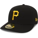 mutzen-gebogen-schwarz-angepasst-59fifty-low-profile-poly-der-pittsburgh-pirates-mlb-von-new-era