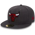 schwarze-flache-angepasste-59fifty-heather-kappe-der-chicago-bulls-nba-von-new-era