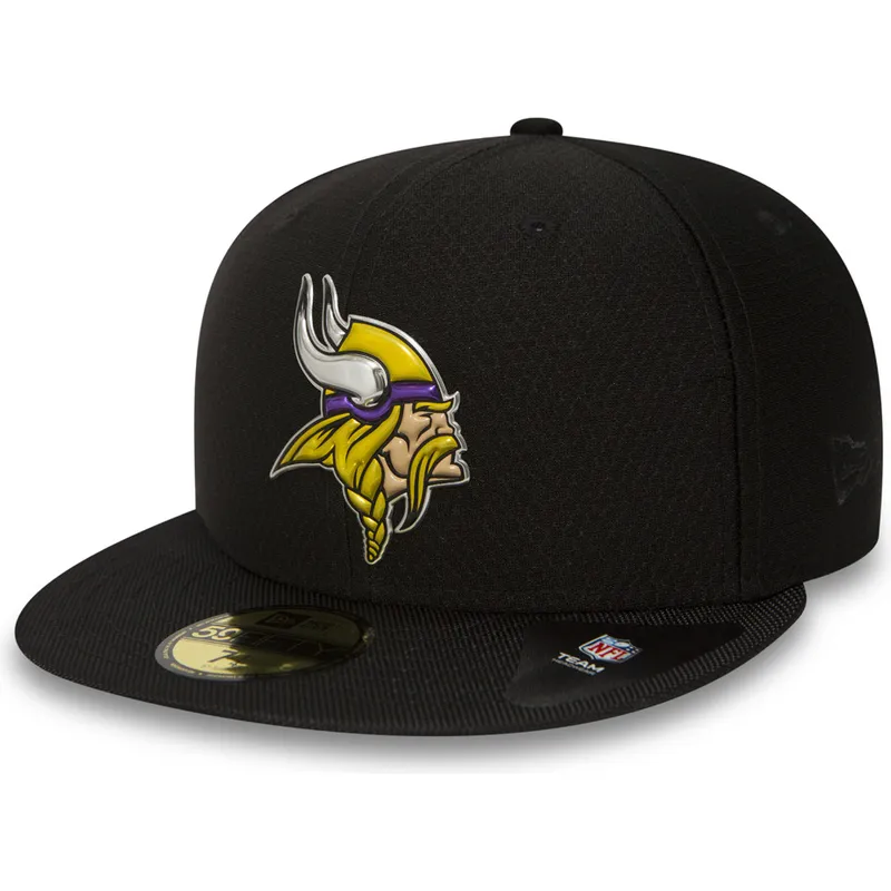 mutzen-flach-schwarz-angepasst-59fifty-black-coll-der-minnesota-vikings-nfl-von-new-era