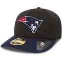 59fifty-low-profile-shadow-tech-kappe-in-stein-und-blau-angepasst-von-new-england-patriots-nfl-von-new-era