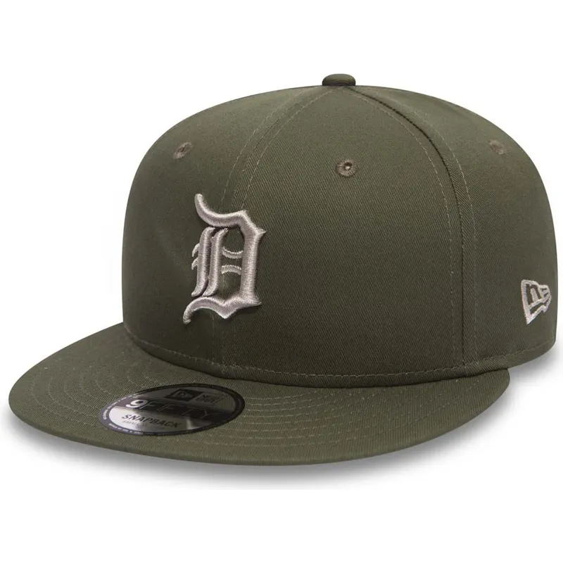 mutzen-flach-grun-snapback-9fifty-league-essential-der-detroit-tigers-mlb-von-new-era