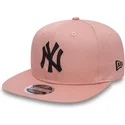 mutzen-flach-rosa-verstellbares-band-negro-9fifty-true-originators-der-new-york-yankees-mlb-von-new-era