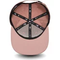 casquette-plate-rose-ajustable-avec-logo-noir-9fifty-true-originators-new-york-yankees-mlb-new-era