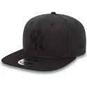 mutzen-flach-schwarz-snapback-9fifty-seasonal-heather-der-new-york-yankees-mlb-von-new-era