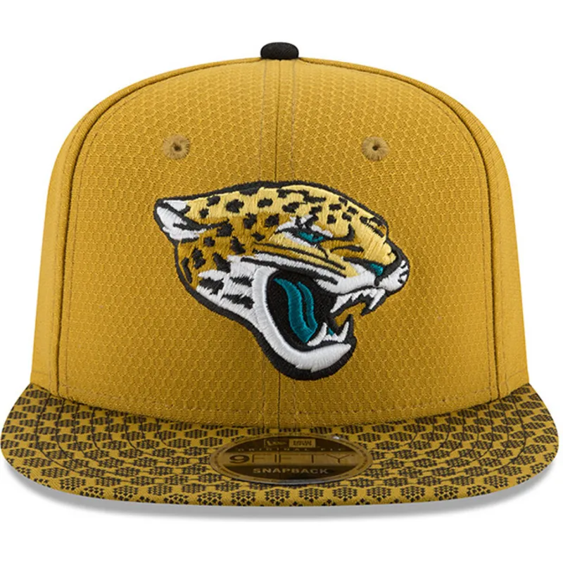 mutzen-flach-gelb-snapback-9fifty-sideline-der-jacksonville-jaguars-nfl-von-new-era