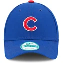 new-era-curved-brim-9forty-the-league-chicago-cubs-mlb-black-adjustable-cap